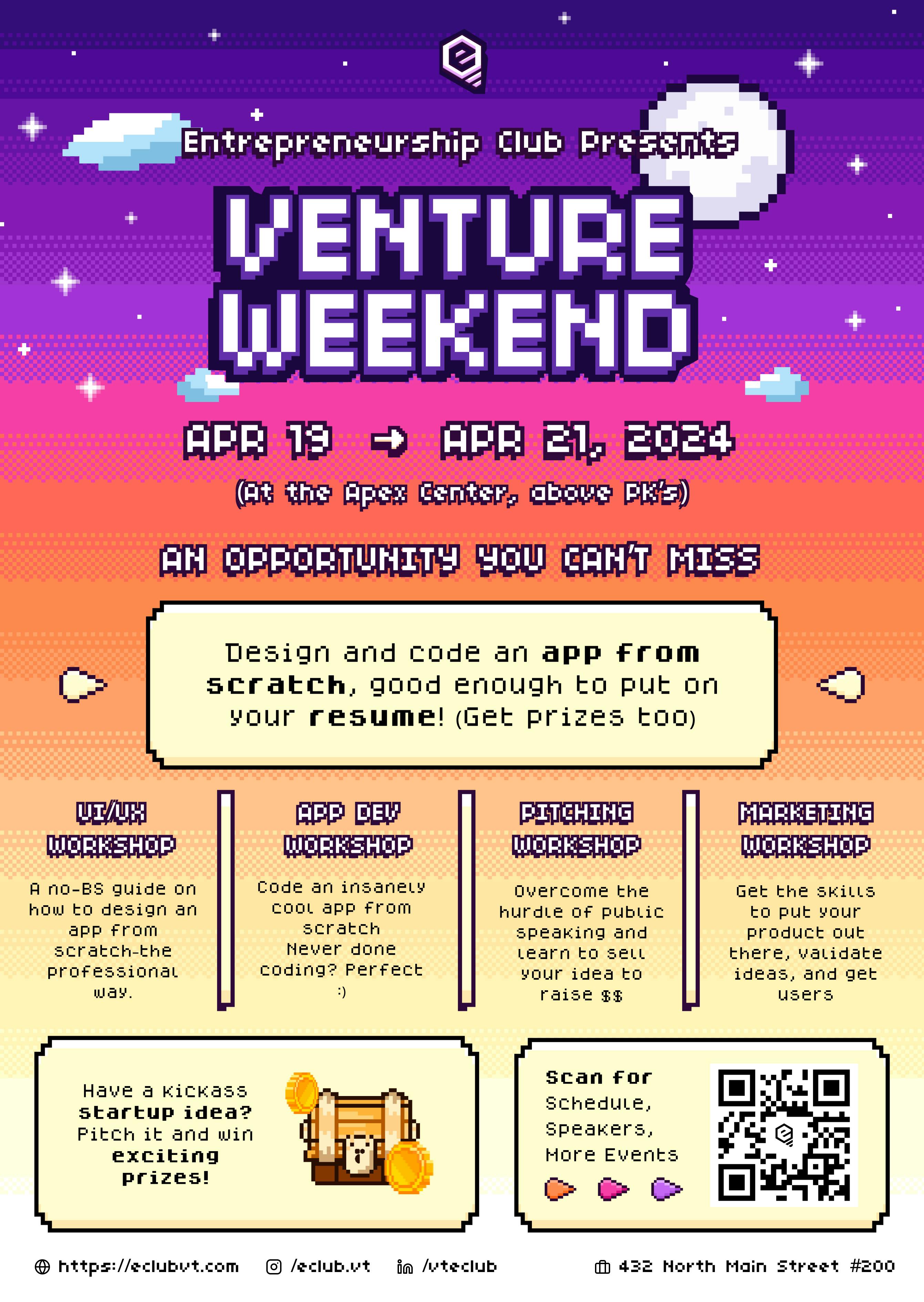 Venture Weekend Flyer